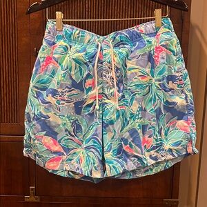 Lilly Pulitzer Tropical Print Swim Shorts
